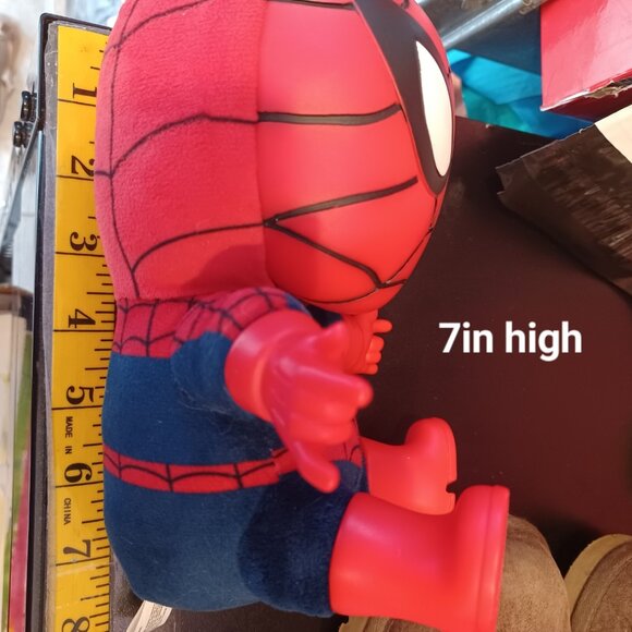 Marvel Kidrobot Roto Phunny Avengers 7” Spiderman Plush By Neca Toy Collector's - Picture 11 of 11